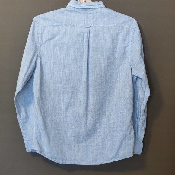 Grayers Clothiers Blue and White Pin Stripe Long Sleeve Button Down SIZE… - Picture 3 of 6